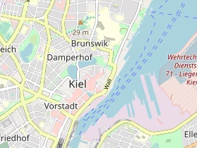 Zahnarzt auf Karte