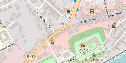 Zahnarzt auf Satellitenbild