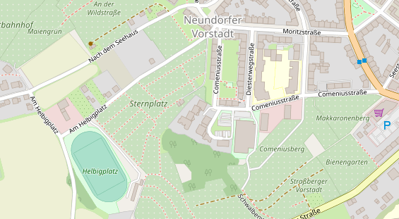 Zahnarzt auf Satellitenbild