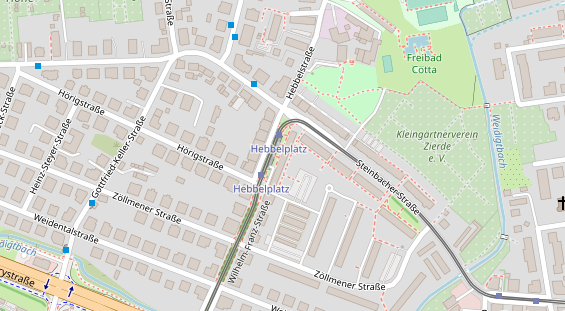 Zahnarzt auf Satellitenbild