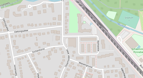 Zahnarzt auf Satellitenbild