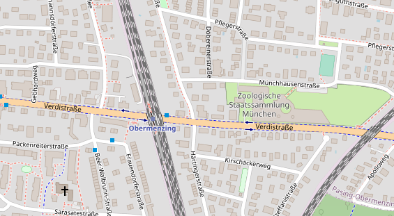 Zahnarzt auf Satellitenbild