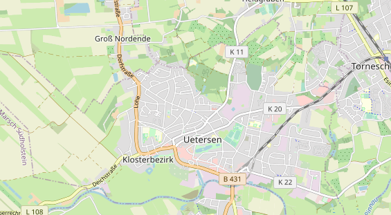 Zahnarzt auf Karte