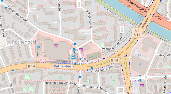 Zahnarzt auf Satellitenbild