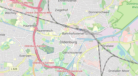 Zahnarzt auf Karte