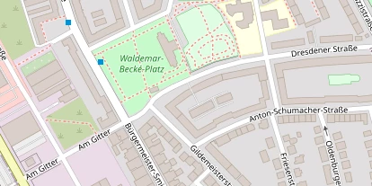 Zahnarzt auf Satellitenbild