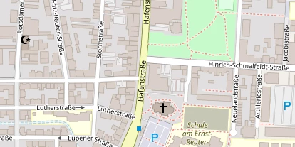 Zahnarzt auf Satellitenbild