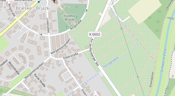 Zahnarzt auf Satellitenbild