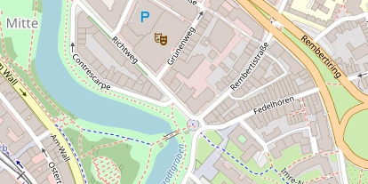Zahnarzt auf Satellitenbild