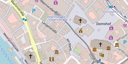 Zahnarzt auf Satellitenbild