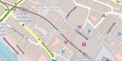 Zahnarzt auf Satellitenbild