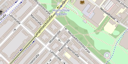 Zahnarzt auf Satellitenbild