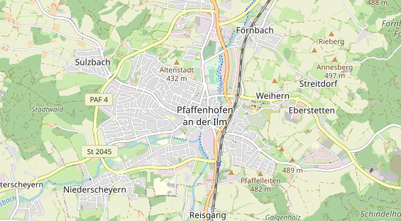 Zahnarzt auf Karte