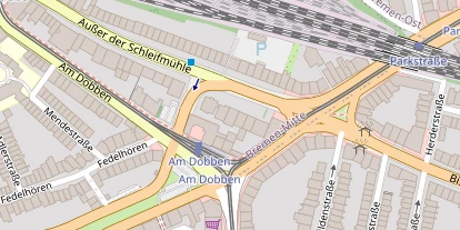 Zahnarzt auf Satellitenbild