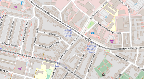 Zahnarzt auf Satellitenbild