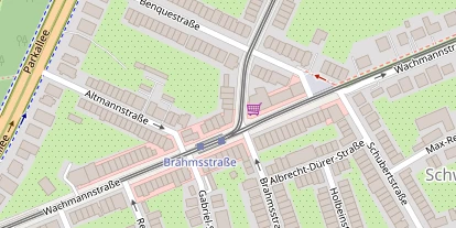 Zahnarzt auf Satellitenbild