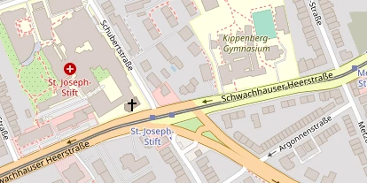 Zahnarzt auf Satellitenbild