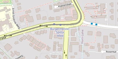 Zahnarzt auf Satellitenbild