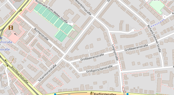 Zahnarzt auf Satellitenbild