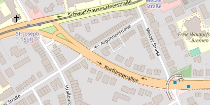 Zahnarzt auf Satellitenbild