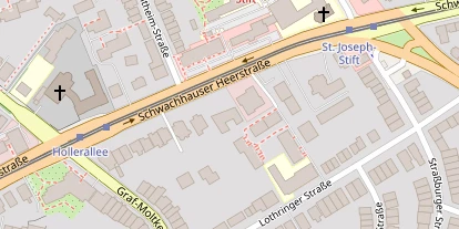 Zahnarzt auf Satellitenbild