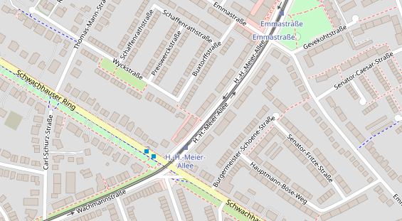 Zahnarzt auf Satellitenbild