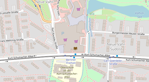 Zahnarzt auf Satellitenbild