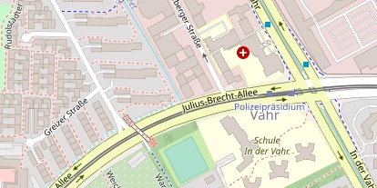 Zahnarzt auf Satellitenbild
