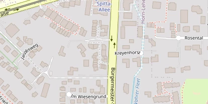 Zahnarzt auf Satellitenbild