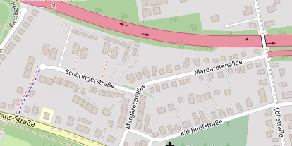Zahnarzt auf Satellitenbild