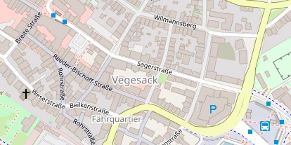 Zahnarzt auf Satellitenbild