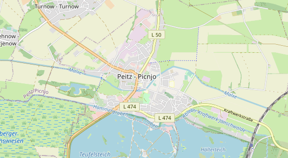 Zahnarzt auf Karte