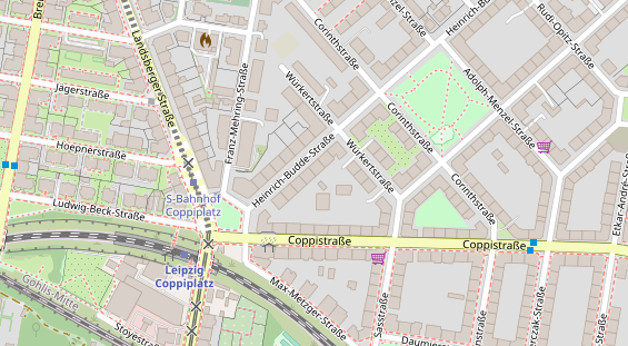 Zahnarzt auf Satellitenbild