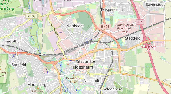 Zahnarzt auf Karte