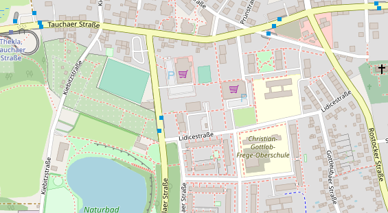 Zahnarzt auf Satellitenbild