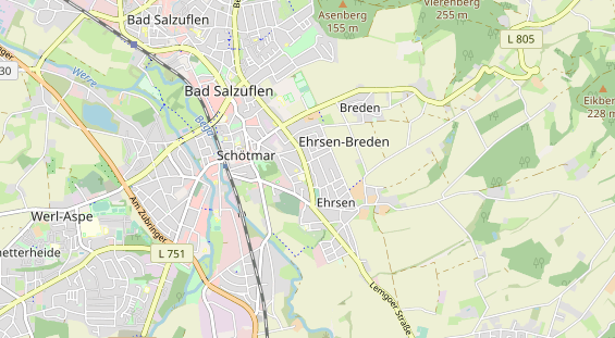 Zahnarzt auf Karte