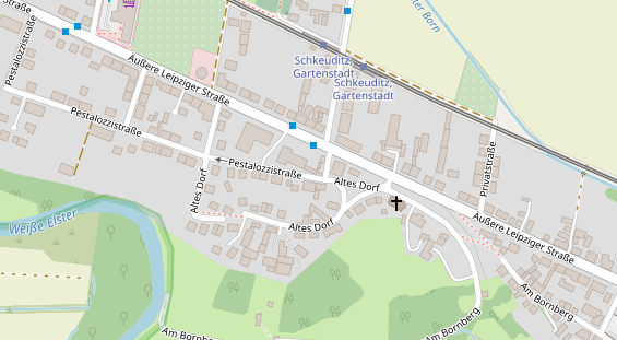 Zahnarzt auf Satellitenbild