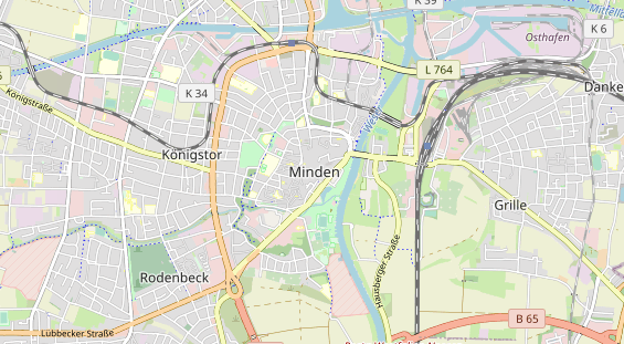 Zahnarzt auf Karte