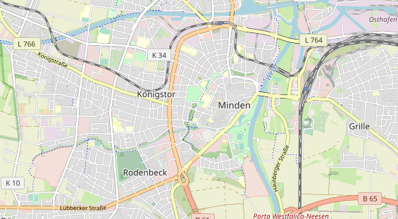 Zahnarzt auf Karte