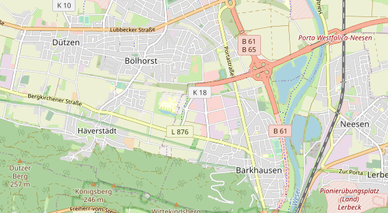 Zahnarzt auf Karte