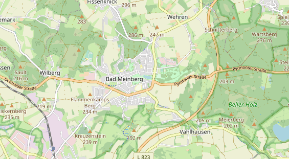 Zahnarzt auf Karte