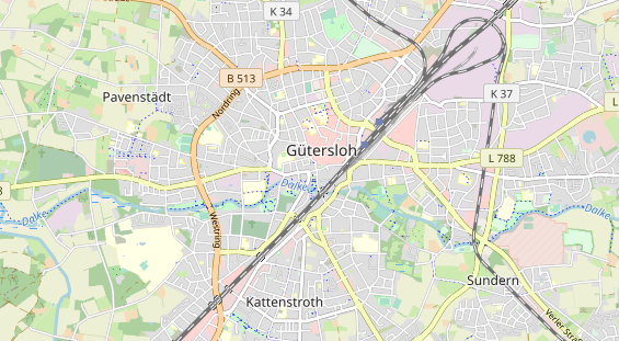 Zahnarzt auf Karte
