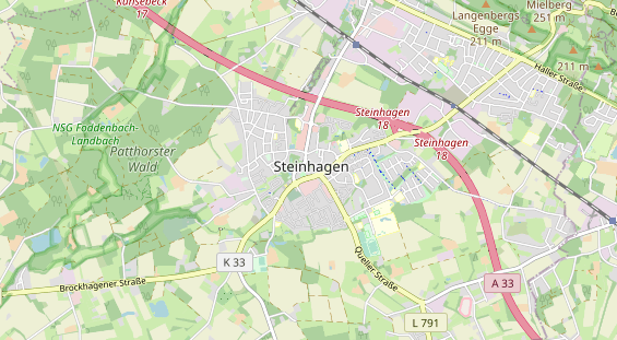 Zahnarzt auf Karte