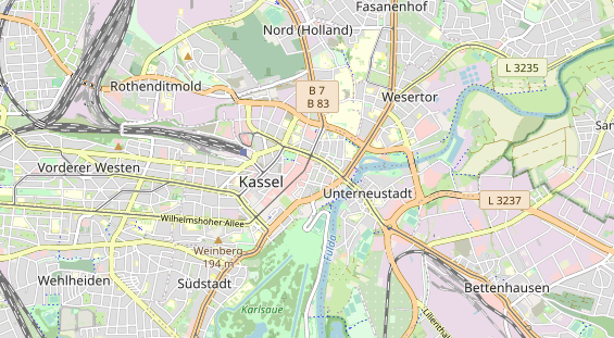 Zahnarzt auf Karte