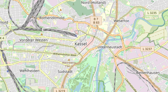 Zahnarzt auf Karte