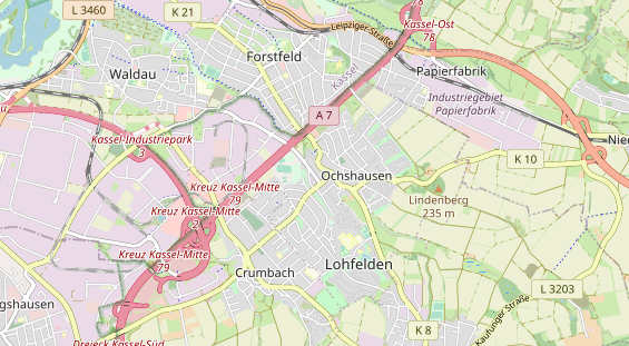 Zahnarzt auf Karte
