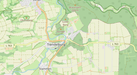 Zahnarzt auf Karte