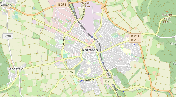 Zahnarzt auf Karte