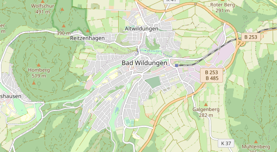Zahnarzt auf Karte