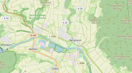 Zahnarzt auf Karte